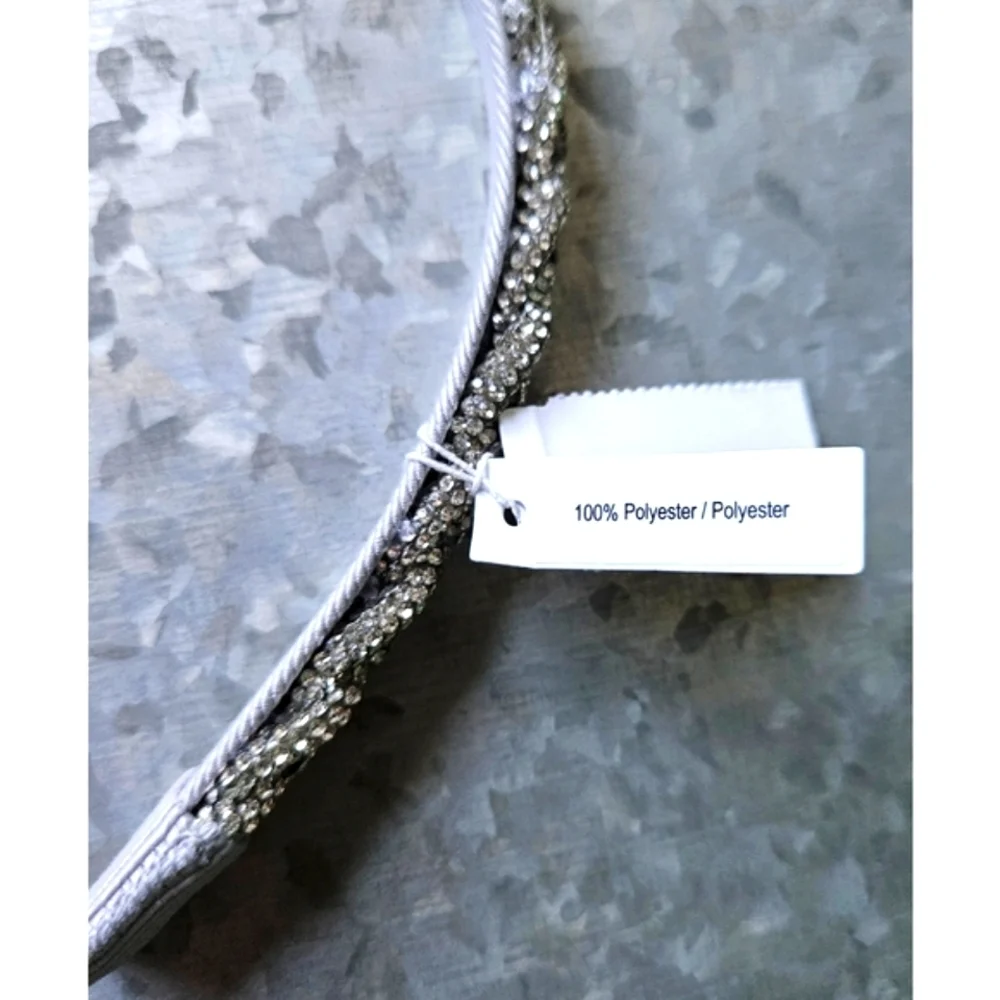 J.Crew Skinny braided crystal headband